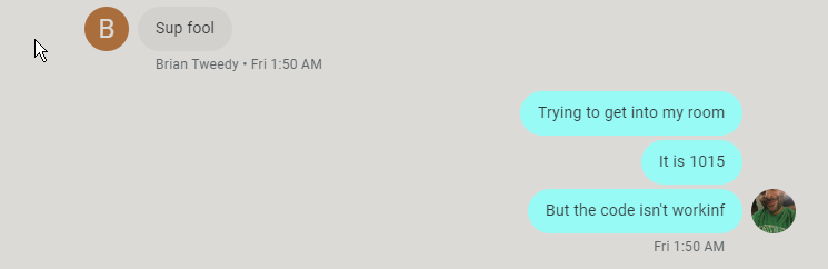 Messaging with Tweedy