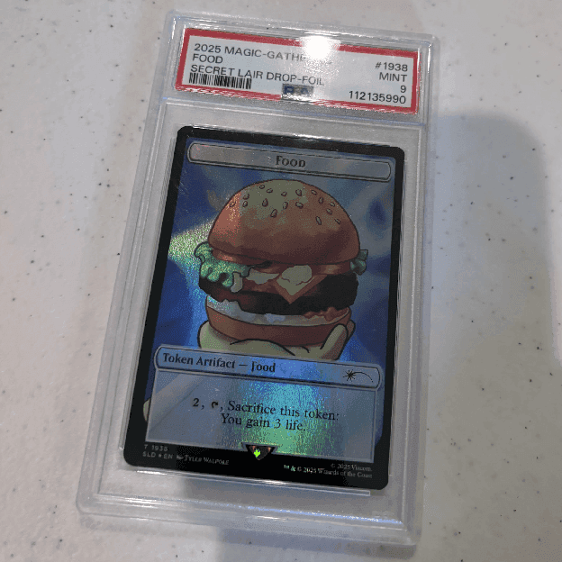 PSA-graded Food token